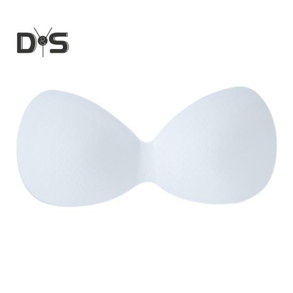 (white, M) Bra Pad 0.1cm Ultra Thin Good Breathability Bra Insert Triangle Sponge Push Up Bra Pad Women Invisible Insert Swimsuit Bikini Breast Enhancers Chest