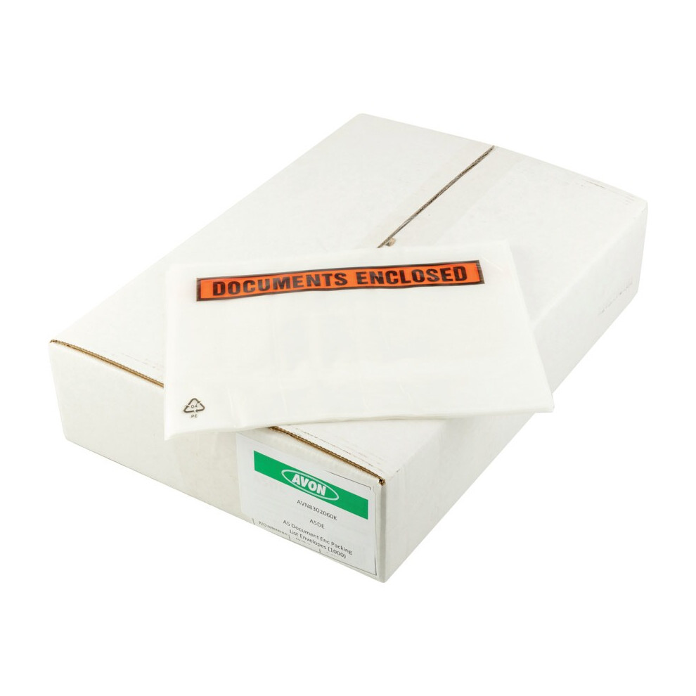 A5 Documents Enclosed Packing List Envelopes (1000)