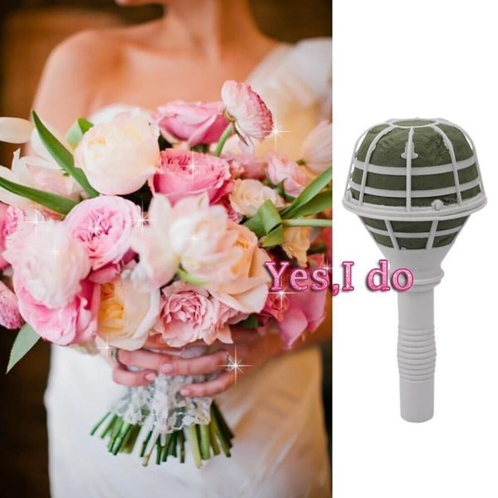 Party&festival Supplies Bridal Wedding Party Supply Flower Diy Decoration Bouquet Foam Handle