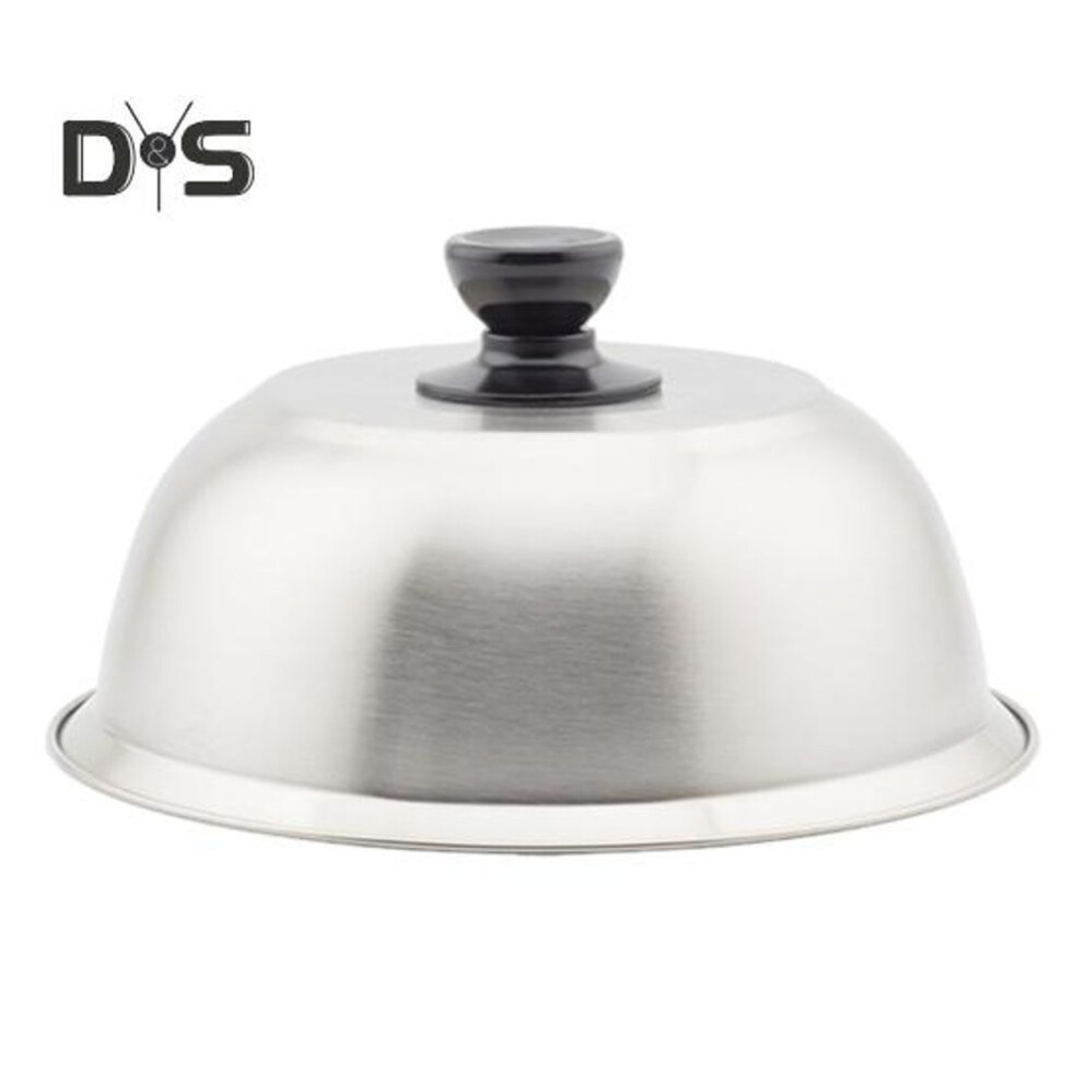 (as the picture, 18cm) Stainless Steel Basting Cover For Griddle Cheese Melting Dome Small Grilling Domes For Outdoor Indoor Cooking