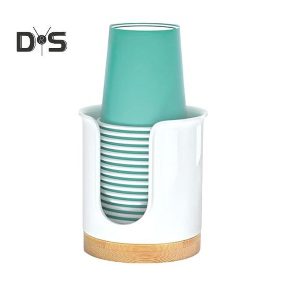 (white, B) Paper Cup Holder Dispenser U-shaped Opening Modern Sleek Paper Cup Stand For Bathroom Kitchen Office Cafe Home Paper Cup Holder