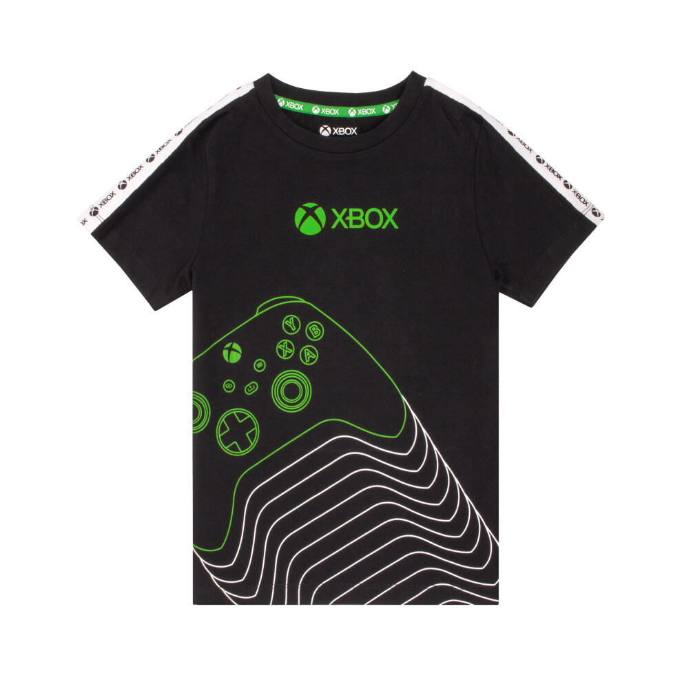 (13-14 Years) Xbox Short Sleeved T-Shirt (Boys Black)