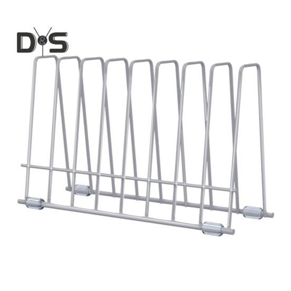 (silver, 1pc) 1/2Pcs Reusable Bags Drying Rack Cutting Board Holders Strong Load-bearing Multipurpose Kitchen Storage Organizer Desktop Book Shelf