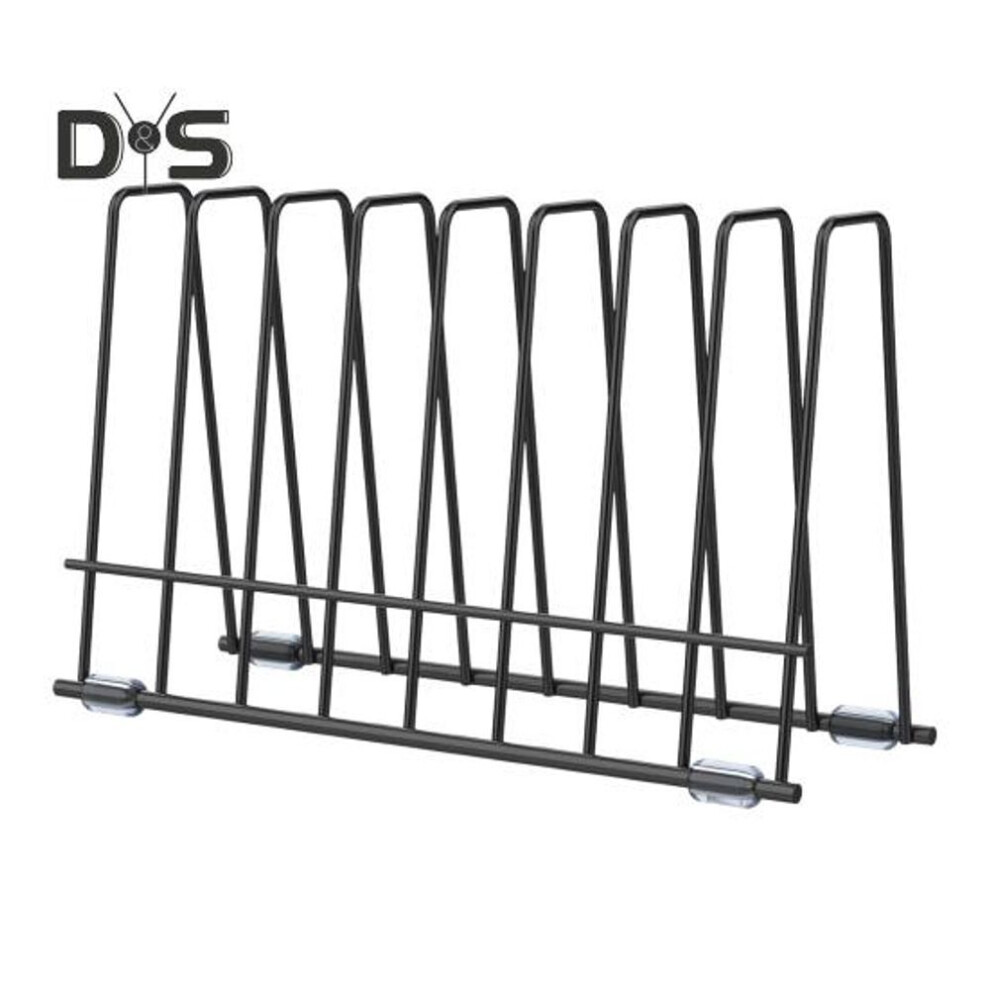 (black, 1pc) 1/2Pcs Reusable Bags Drying Rack Cutting Board Holders Strong Load-bearing Multipurpose Kitchen Storage Organizer Desktop Book Shelf