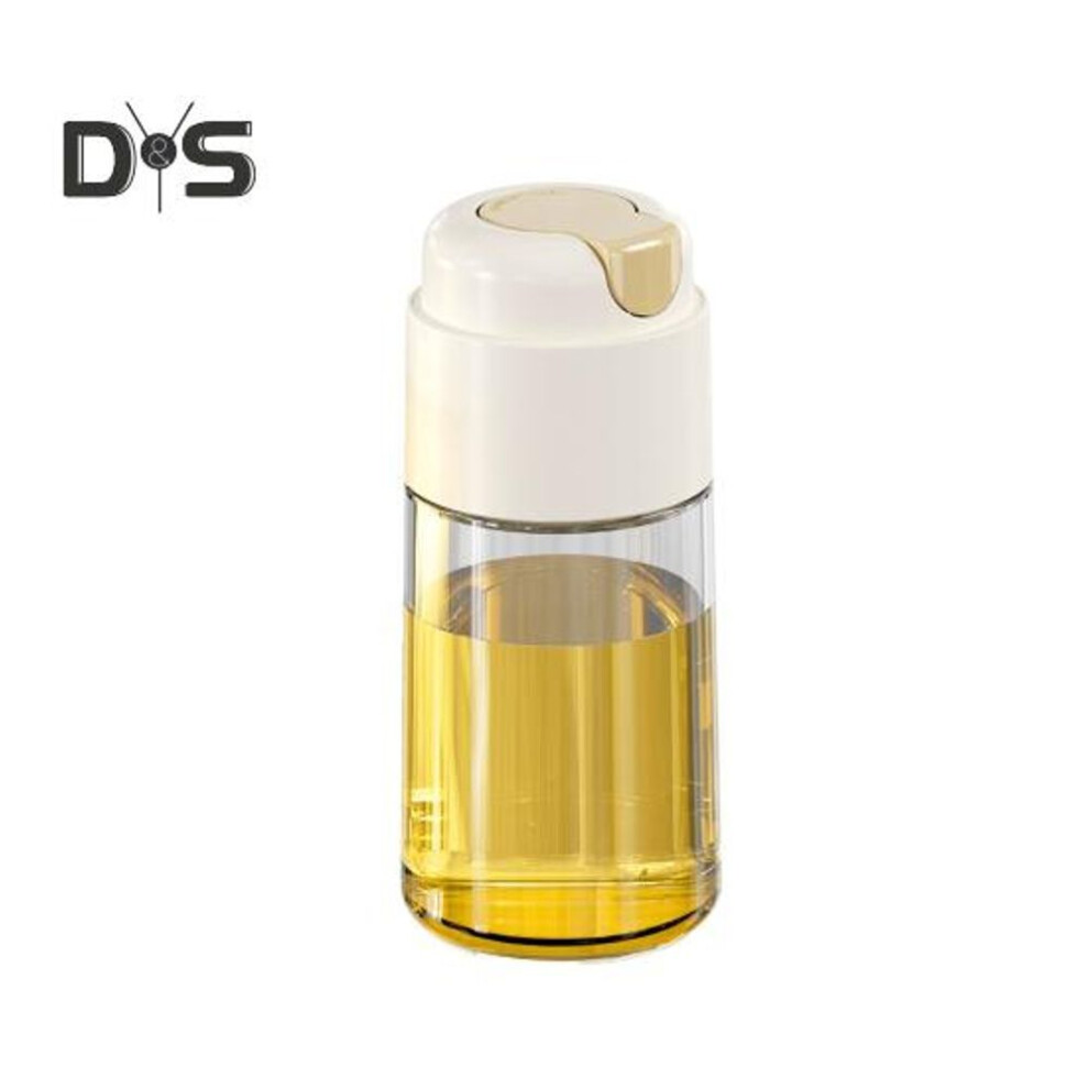(white, 320ml) Automatic Oil Dispenser Glass Kitchen Oil Bottle With Drip-free Spout 320ml/500ml Leakproof Sauce Cruet For Olive Oil Vinegar Soy Sauce Wine