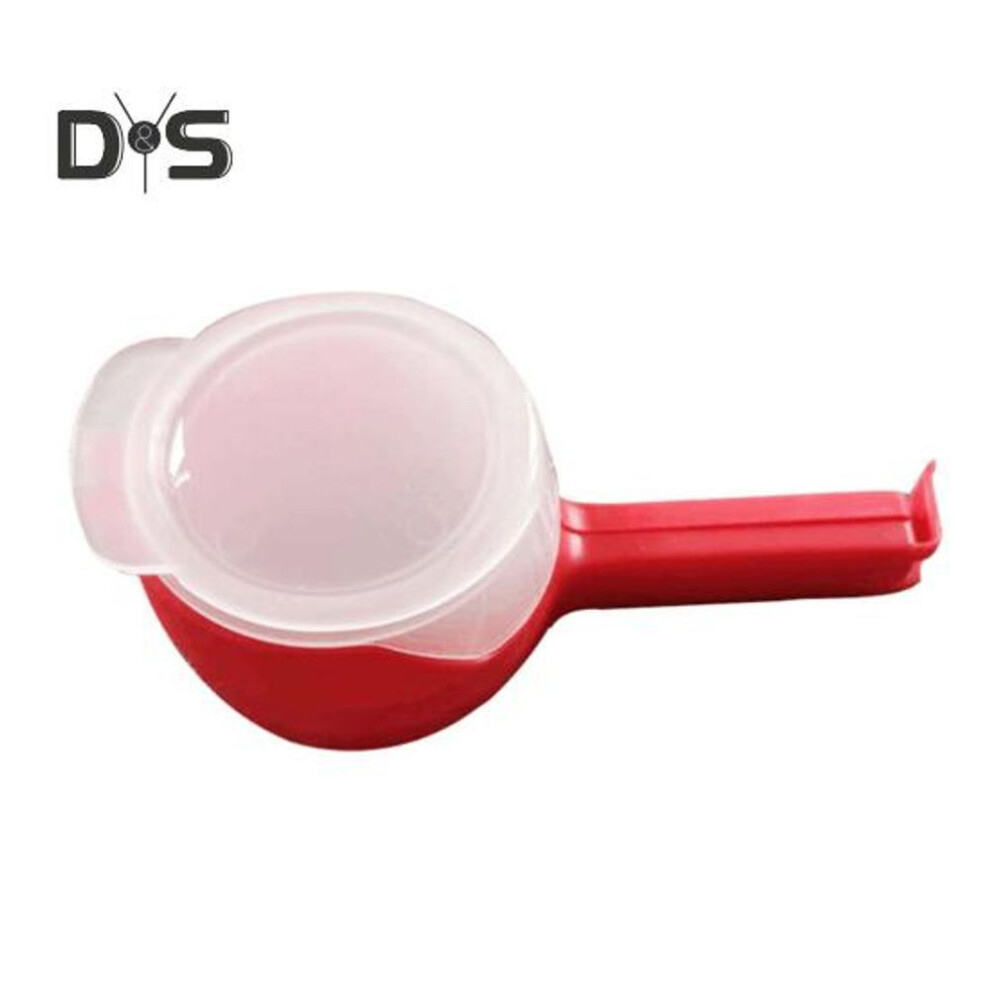 (red) Food Storage Sealing Clips with Pouring Spouts Bag Clips for Food Chip Bag Clips for Freshness Kitchen Organizer