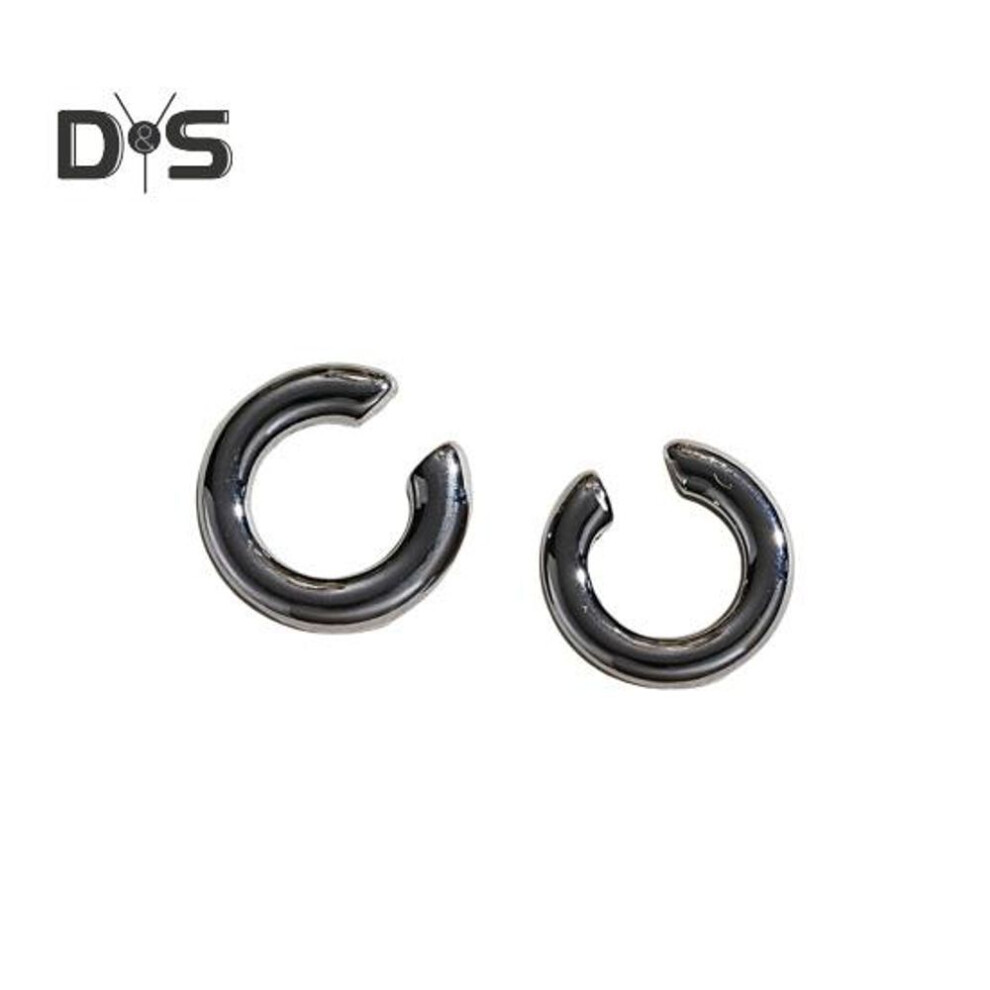 (black) 2Pcs Ear Cuffs for Women C-Shaped Ear Cuff Chunky Huggie Hoop Earrings Cartilage Upper Non-Piercing Cartilage Clip Cuff Earrings Jewelry