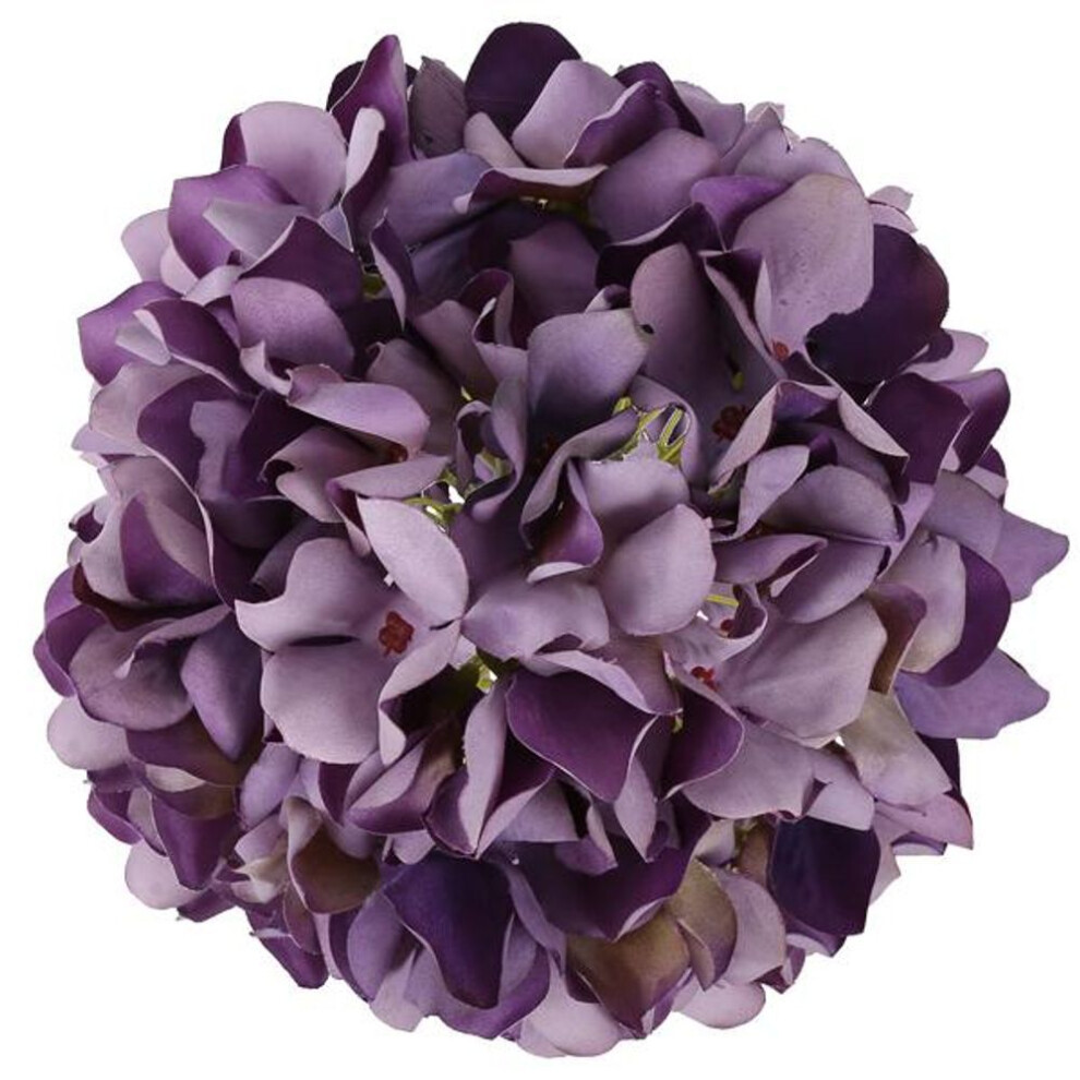 (grey,purple) 10 Pieces Artificial Flower Hydrangea Silk Flower Simulation Hydrangea Wedding Decor For Dining Table Kitchen Floral Decor