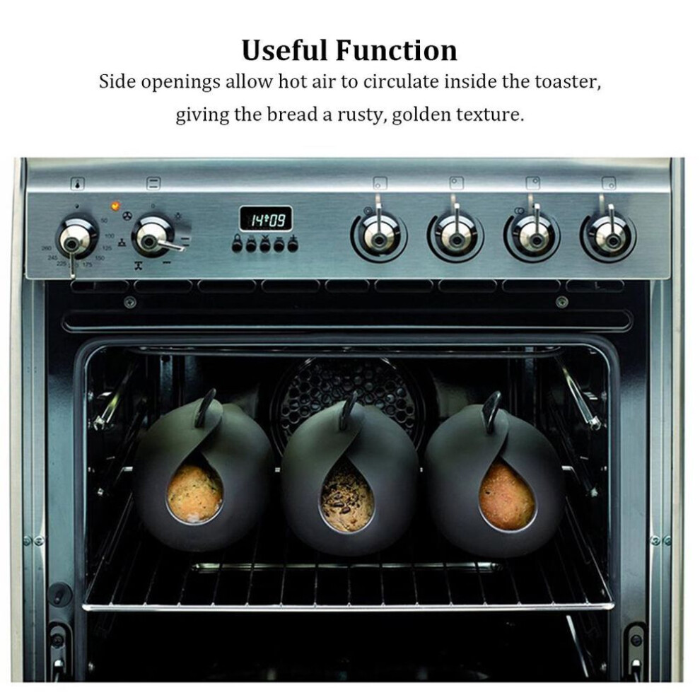 Silicone Bread Maker Steamer Baking Pan Oven Mold Kitchen Non-stick Vegetable Tray Household Microwave Dishes