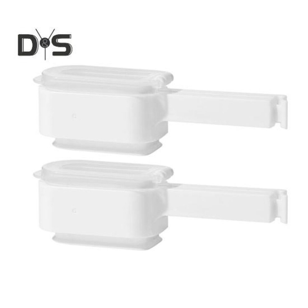 (as the picture, L 2pcs) 2pcs Bag Clip With Pour Spout Food Bag Clips For Sealing Convenient Pour Spouts Reusable Plastic Cap Sealer Clips For Snack Storage