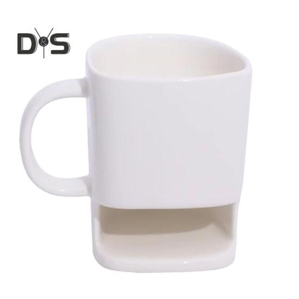 (as the picture, A) Chocolate Fondue Mug Milk Coffee Cup Butter Warmer Ceramic Fondue Cup Melting Pot Pan For Chocolate Cheese Caramel