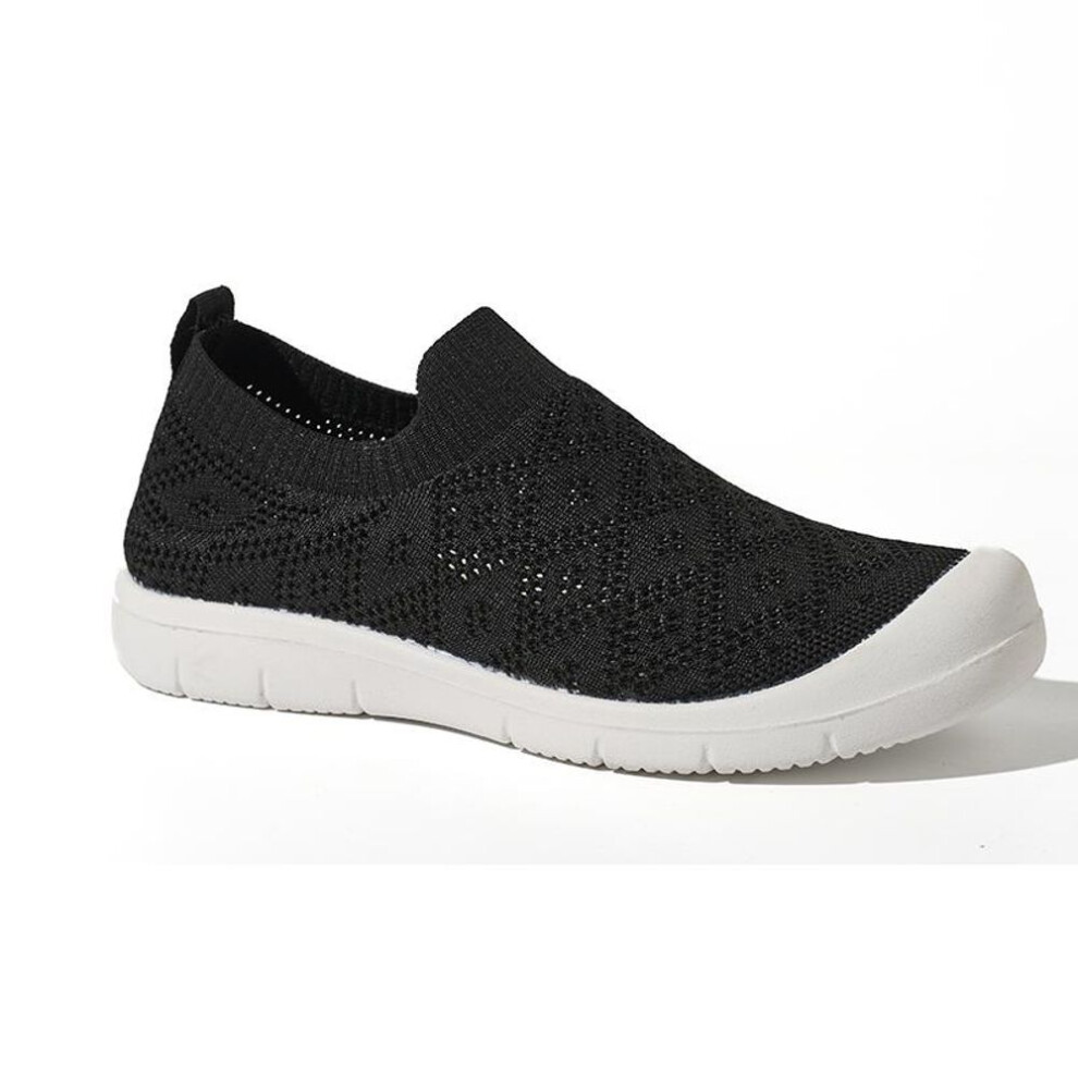 (black, 37) New Arrival Summer Women's Casual Shoes In Various Colors, Breathable Mesh Ladies Sneakers Comfortable For Sport