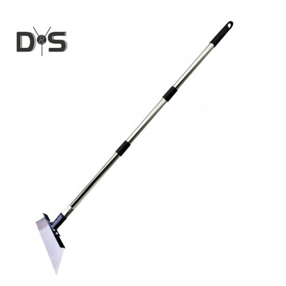 (as the picture, S) Garden Cleaning Shovel Multi-purpose Steel Flat Shovel With Adjustable Handle Heavy Duty Snow Scraper Outdoor Shovel For Lawn Edging Ice Removal
