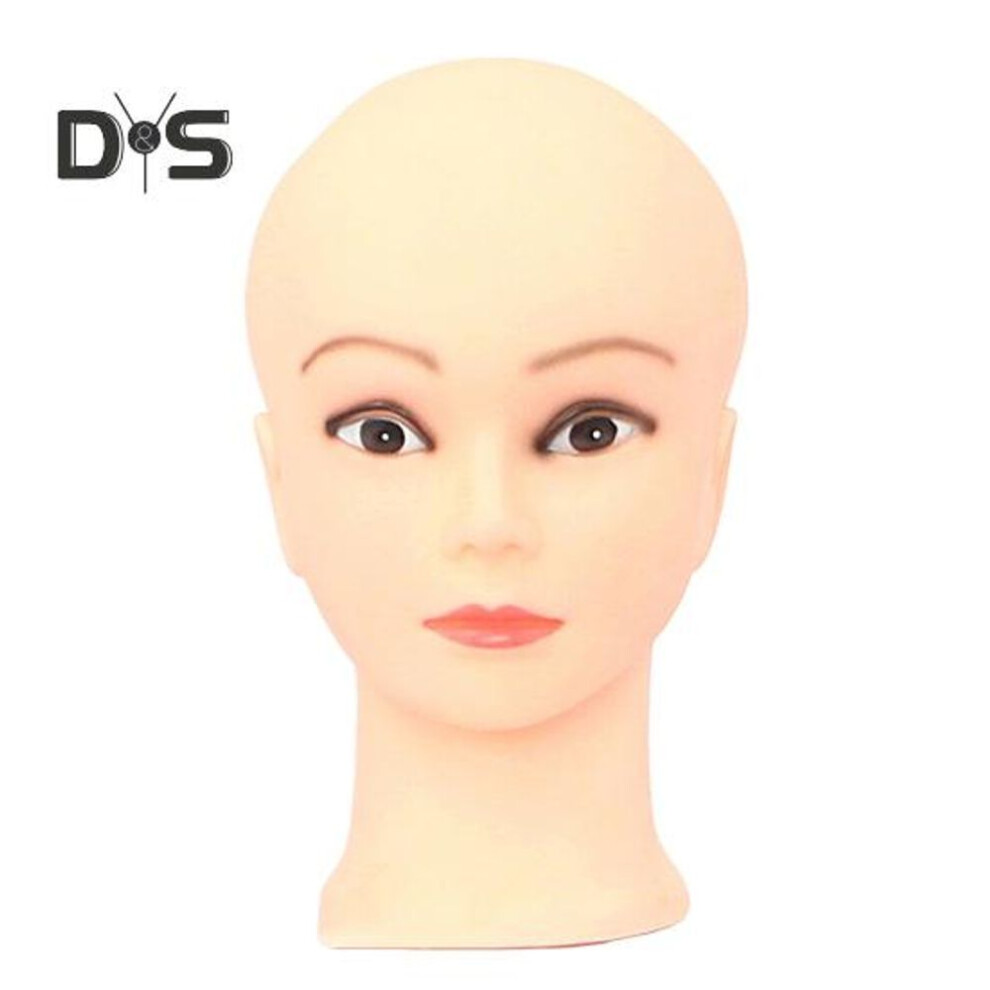 (as the picture, A) Professional Female Mannequin Head For Makeup Practice Bald Manikin Head With Good Display Effect For Makeup Training Eyelash Extensions And Wig