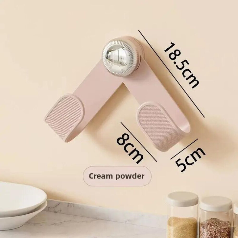 (pink, 1PCS) 1pcs Pot Lid Holder Wall-mounted Hanging For Pan Pot Cover Rack Kitchen Organizer No Punching Plastic Kitchen Storage Racks