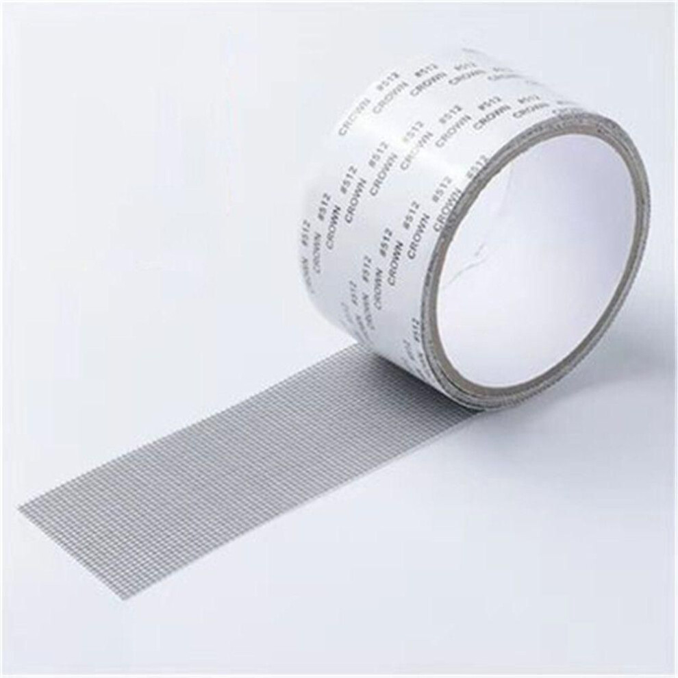 (grey, 10X200cm) Portable Anti-mosquito Anti Insect Mesh Window Net Repair Broken Hole Screen Repair Tape Patch Tape
