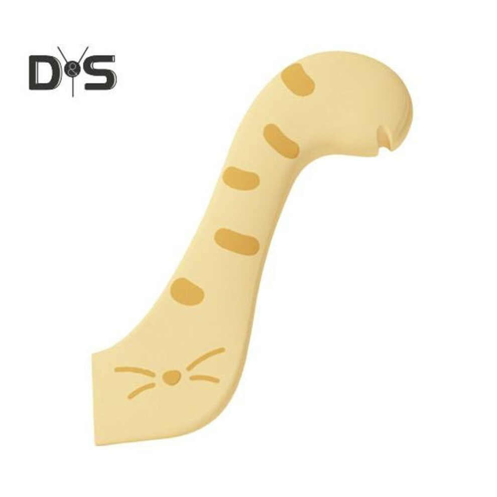 (yellow) Cat Wet Food Spoon Pet Canned Food Spatula Scoop Pet Food Can Cover Remover Manual Can Opener Jar Lid Scraper For Dog Food Cans