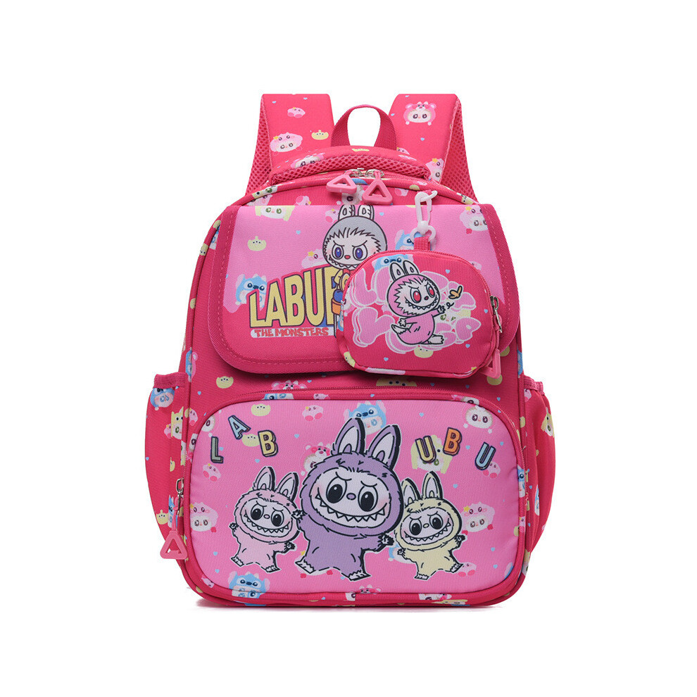 (Rose) Capybara Cute Printed Large Capacity Student Backpack Outgoing School For