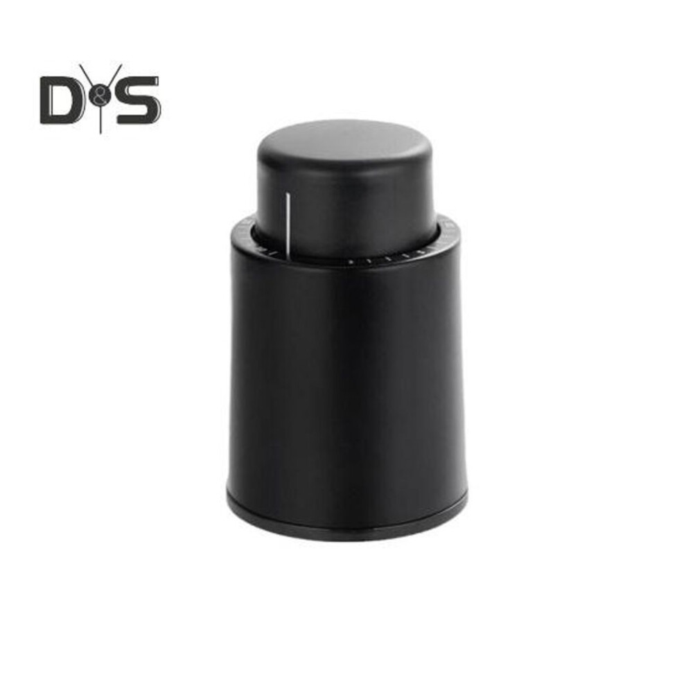 Wine Bottle Stopper 2-in-1 Vacuum Pump Wine Cork Bottle Sealer With Time Scale Record Reusable Wine Saver Preserver For 14 Days Freshness