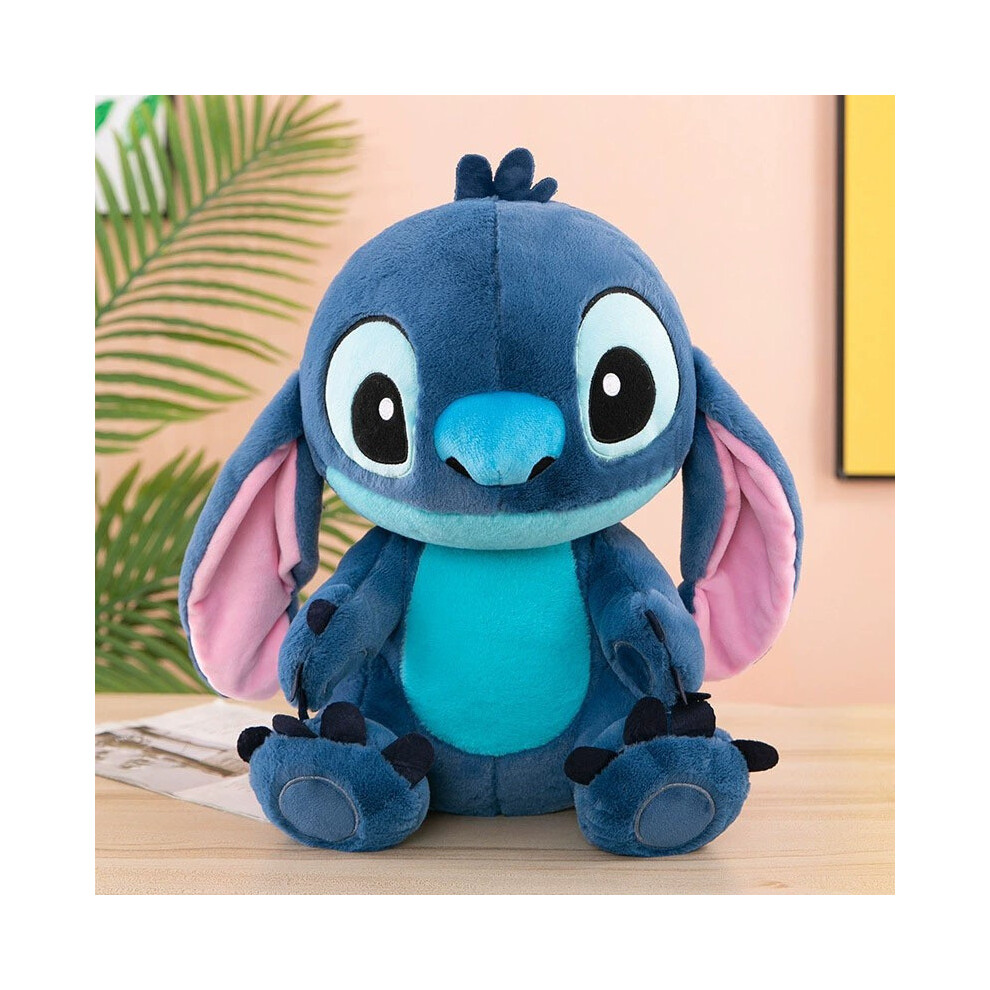 ( Blue) Stitch Plush Toy With Pp Cotton Filling Stuffed Doll For Kids Cartoon Gifts Dark/Blue