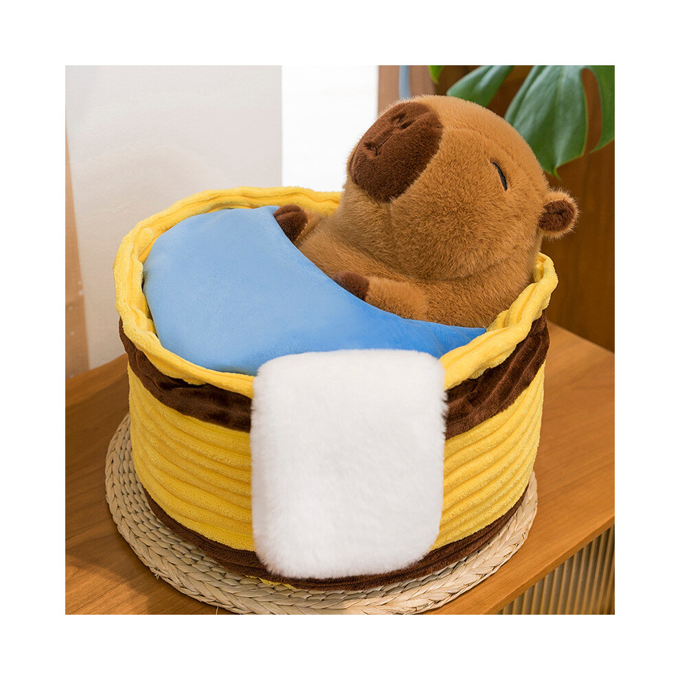 Capybara Shower Water Animal Plush Toy Stuffed Doll For Decor Gift Kids