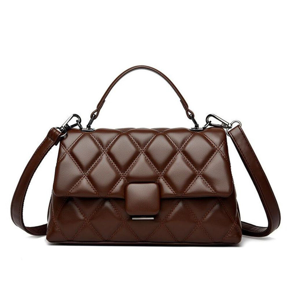 (brown) Women's Bag Fashion Crossbody Bag Women's Shoulder Bag Women Middle-aged Atmospheric Handbag