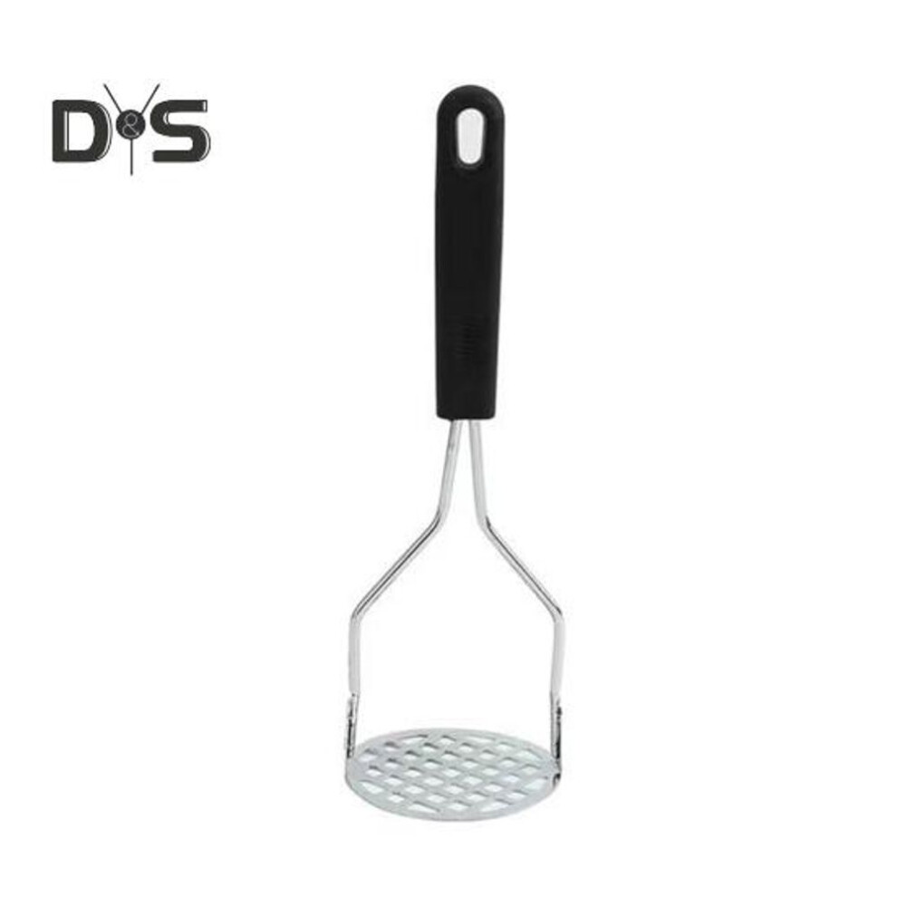 (as the picture, B) 1/2Pcs Potato Masher Set Stainless Steel Potato Press Professional Integrated Honeycomb Design Food-Grade Kitchen Utensil for Vegetable Fruit Melon