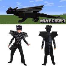 (L)Kind Minecraft Ender Dragon Cosplay Jumpsuit Mask Feest Fancy Cadeaus Halloween