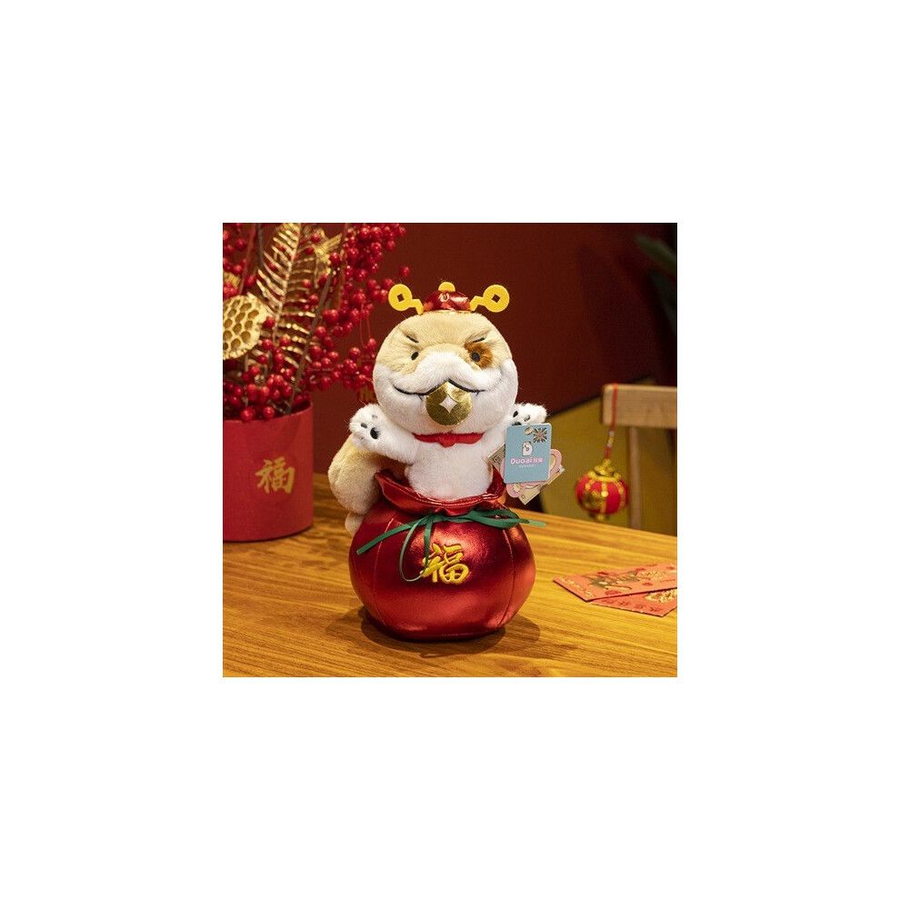 (32cm/12.60in) Snake 2025 Chinese New Year Plush Toy Doll Mascot Holiday Children Gifts Cotton-image-OPC-PH6GFST-NEW