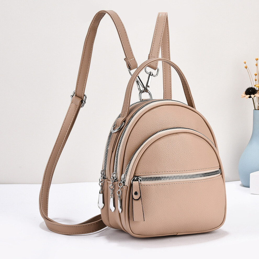 (Khaki) Eyecatching Style Macaron Backpack For Women Durable Lightweight Design And Practical-image-OPC-PH6GGCN-NEW