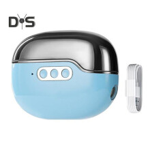 (blue) Electric Nail Clipper Polisher with UV Light 3-Speed Adjustable USB Rechargeable 2-In-1 Automatic Fingernail File Baby Kids Adults Seniors Manicure