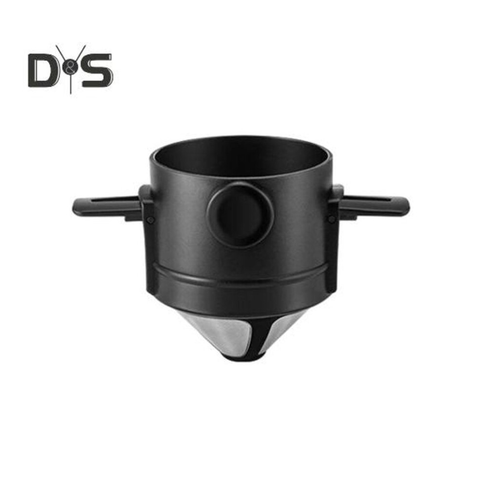 Pour Over Coffee Dripper Stainless Steel Coffee Maker Double-layer Filter Eco-friendly Cone Filter Easy To Clean Reusable Coffee Filter