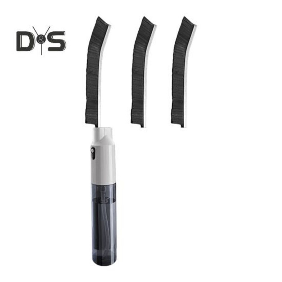 (white, B) Crevice Cleaning Brush Hard Bristle Corner Cleaning Brush With Spray Bottle Multifunctional Gap Cleaner Thin Brush For Bathroom Kitchen Car