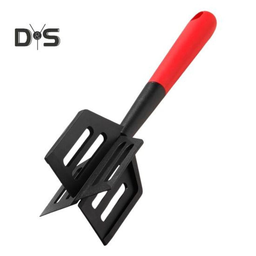 2-in-1 Meat Chopper Masher Heat-resistant Mixing Spoon Meat Spatula Hamburger Chopper Bpa-free Kitchen Tool For Ground Beef Mashing