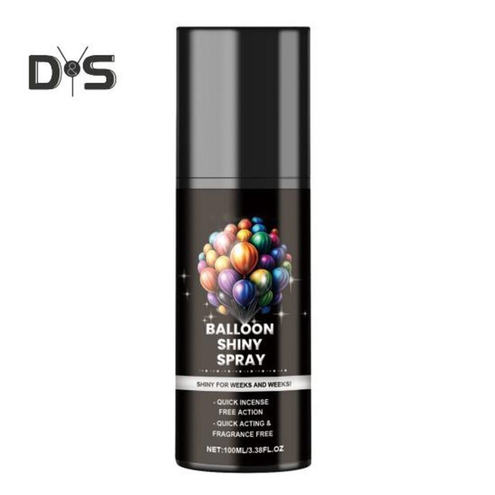 (as the picture, D) 100ml Balloon Shine Spray Long-lasting High Shine Balloon Spray No-wipe Latex Balloon Spray For Party Event Decoration