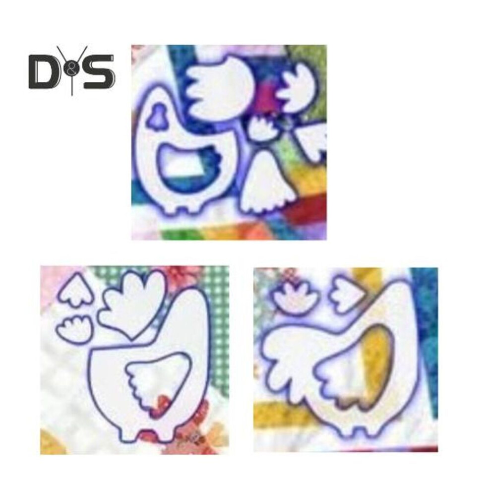(as the picture, 3pcs) Chicken Patchwork Quilting Templates Chicken Shape Acrylic Sewing Templates Diy Chicken Themed Patchwork Accessories For Craft Lovers Gift