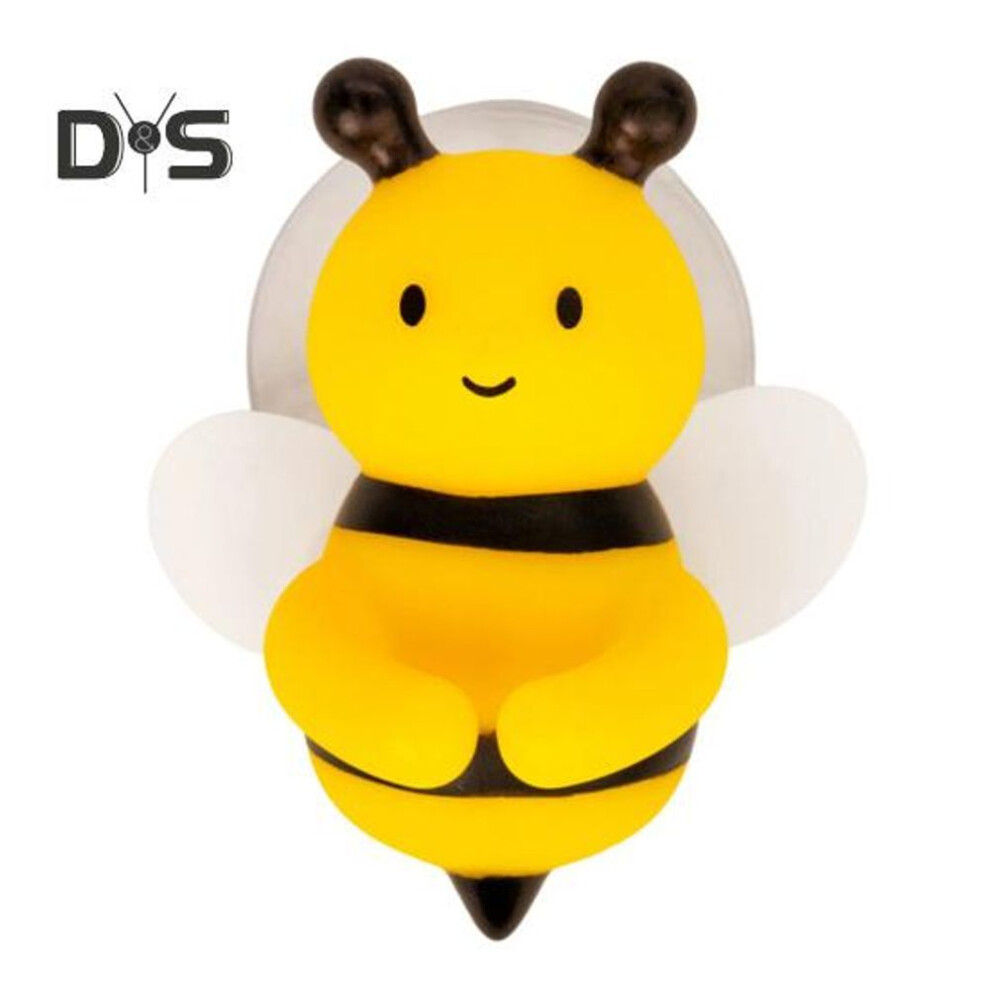 (as the picture, 1pc) 1/2/3Pcs Funny Toothbrush Holders Strong Stickiness Easy to Install Cartoon Bee Shaped Toothbrush Holders Bathroom Organizer