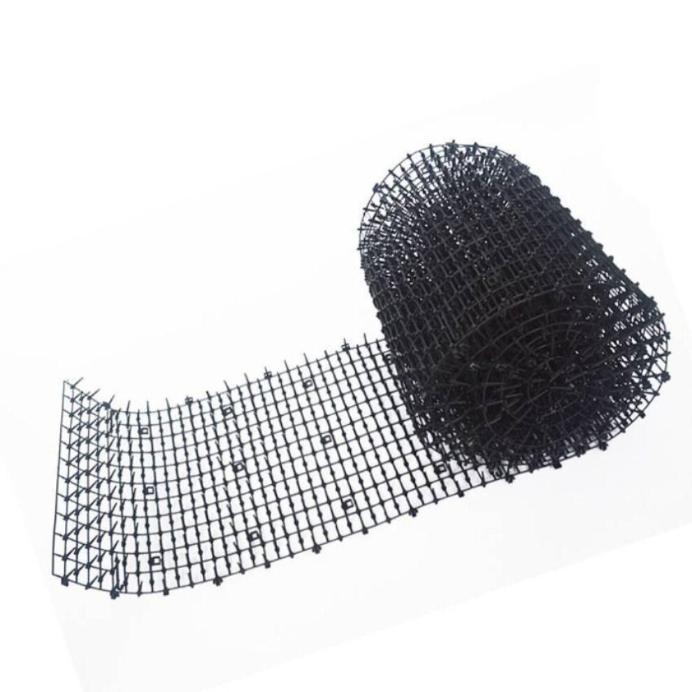 (black-2m) 2m/4m Anti-cats Digging Stopper Keep Pets Off Cat Repellment Mat Durable Cat Deterrent Mat  Outdoor