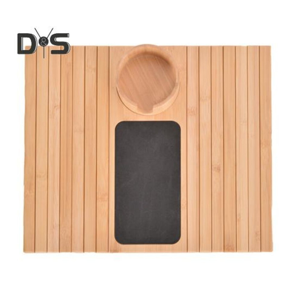 (as the picture, A) Bamboo Sofa Armrest Tray With Cup Holder Anti-slip Sofa Organizer Tray Foldable Sofa Caddy Table For Drinks Phone Remote