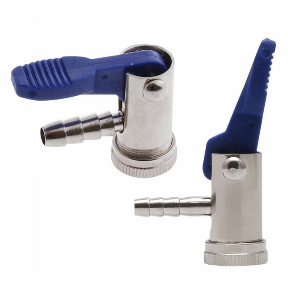 (as the picture, 8mm) Super Wind Car Motorbicycle Tyre Tire Inflator Air Pump Valve Chuck Connector