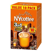 NY Coffee 3 in 1 Salted Caramel Coffee Sachets 140g Pack Of 10