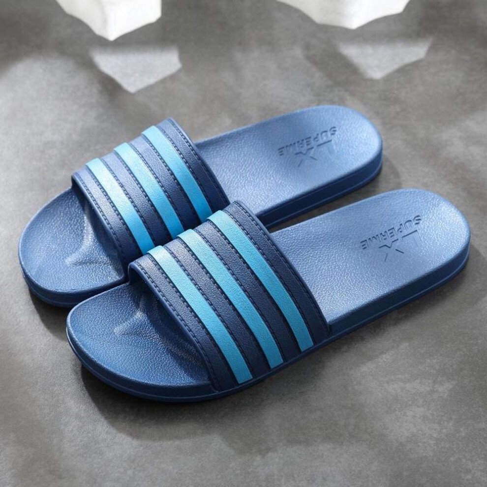 (navy, 42-43) Summer Non-slip Slippers: Soft, Cute Bathing Slippers For Women & Men