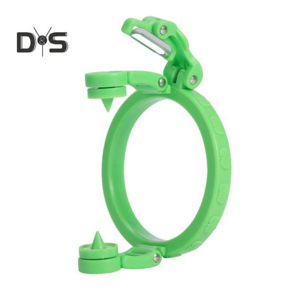 Handheld Fruit Peeler Manual Rotating Zester Quick Peeling Pear Fruit Spiralizer Machine Time-saving Kitchen Gadget