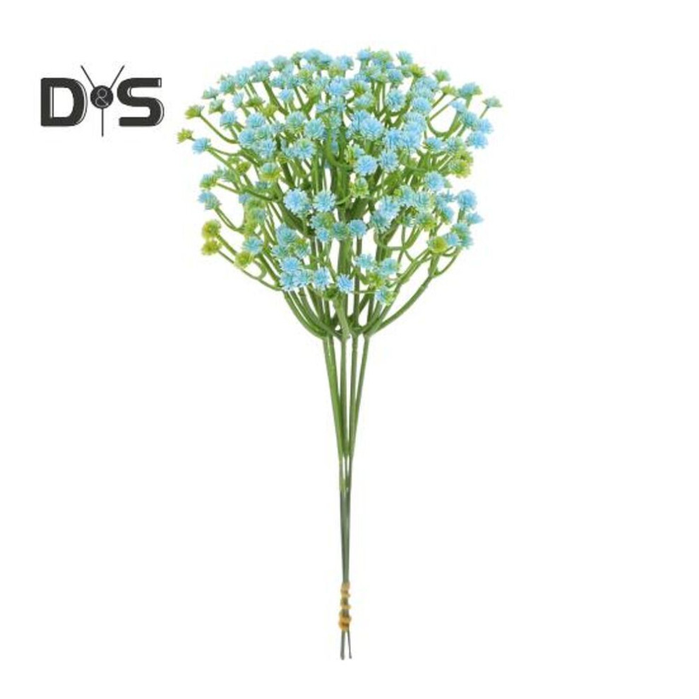 (blue, 20PCS) Uv-resistant Artificial Flowers 20&36 Stems Realistic Touch Gypsophila Bouquets For Weddings Home Decor Weatherproof Plastic Fake Flowers For Outd
