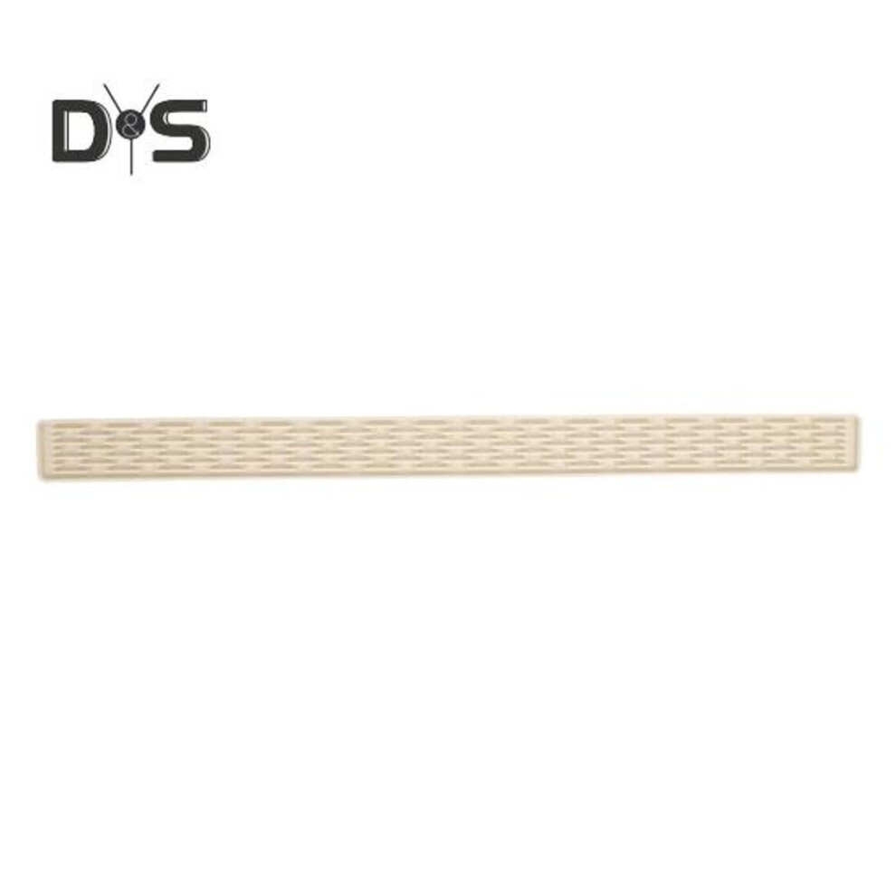 (beige) Narrow Long Silicone Non-slip Mat Heat-resistant Waterproof Drying Mat Multi-functional Kitchen Countertop Sink Rectangle Dishes Drainer Pad