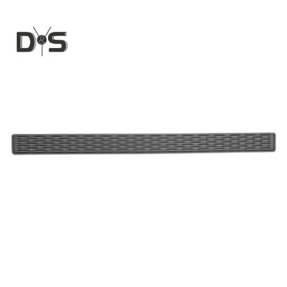 (light grey) Narrow Long Silicone Non-slip Mat Heat-resistant Waterproof Drying Mat Multi-functional Kitchen Countertop Sink Rectangle Dishes Drainer Pad