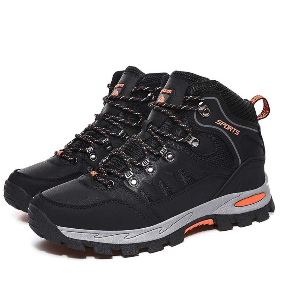(black, 43) TUINANLE Men's Hiking Boots Non-slip Desert Boot Spring Autumn Outdoor Camping Trekking Shoes