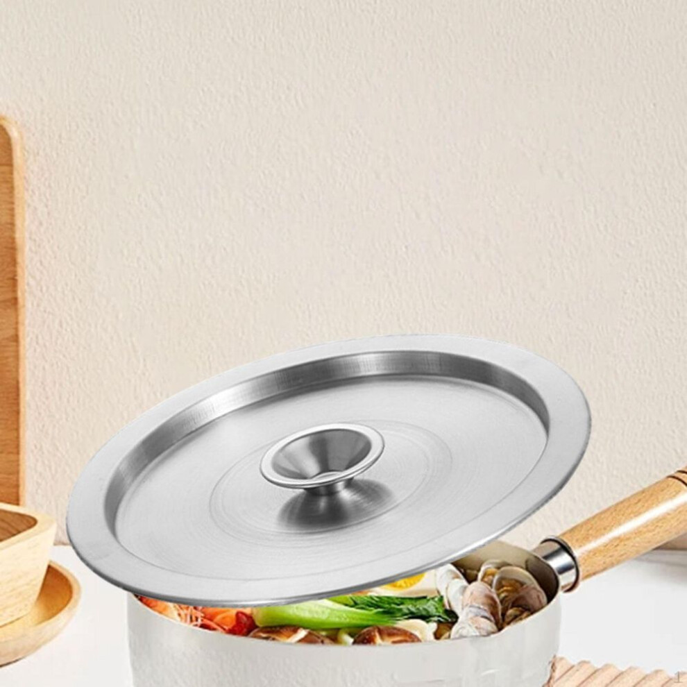 (34cm) Cooking Pot Lid Wok Cover Professional Anti Scald Household Multipurpose Skillet Frying
