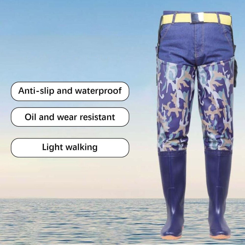 (39 Size) Bootfoot Waders For River Use In Agriculture And Hunting