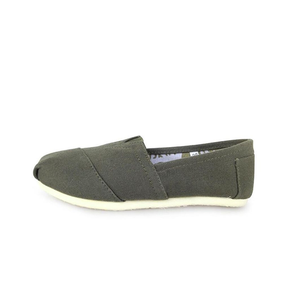 (green, 43) Summer Single Shoes Solid Loafers Men Classic Canvas Flats Shoes Women Comfortable Breathable Men Casual Shoes Slip-on Espadrilles
